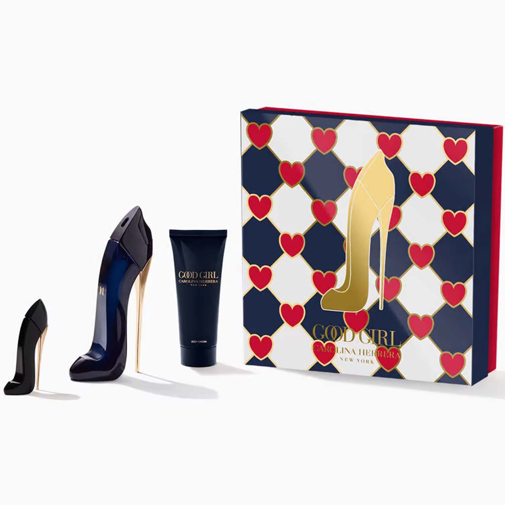 CAROLINA HERRERA GOOD GIRL SET EDP 80ML + BODY LOTION 100ML + MINI 7ML