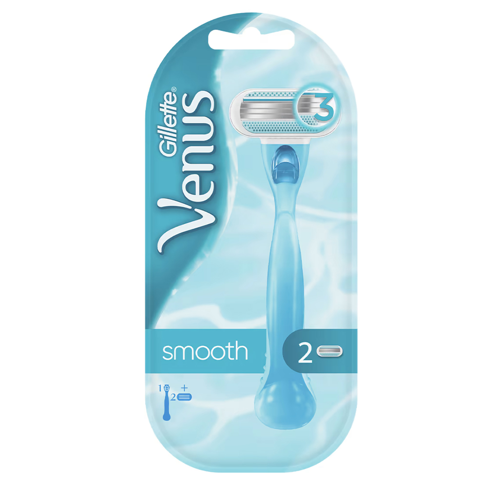 GILLETTE VENUS Smooth Razor with 2 Blades