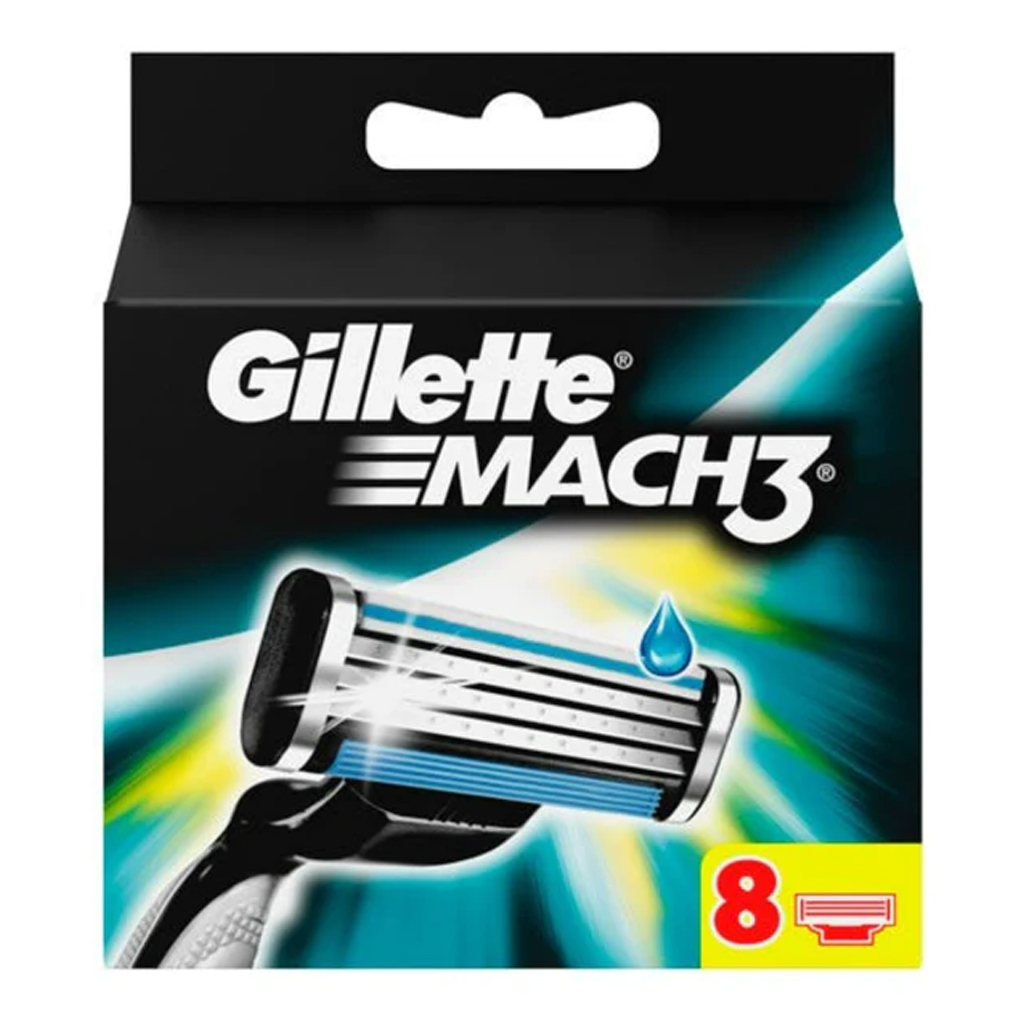 Gillette Mach3 Sensitive Razor Blades Replacement 8