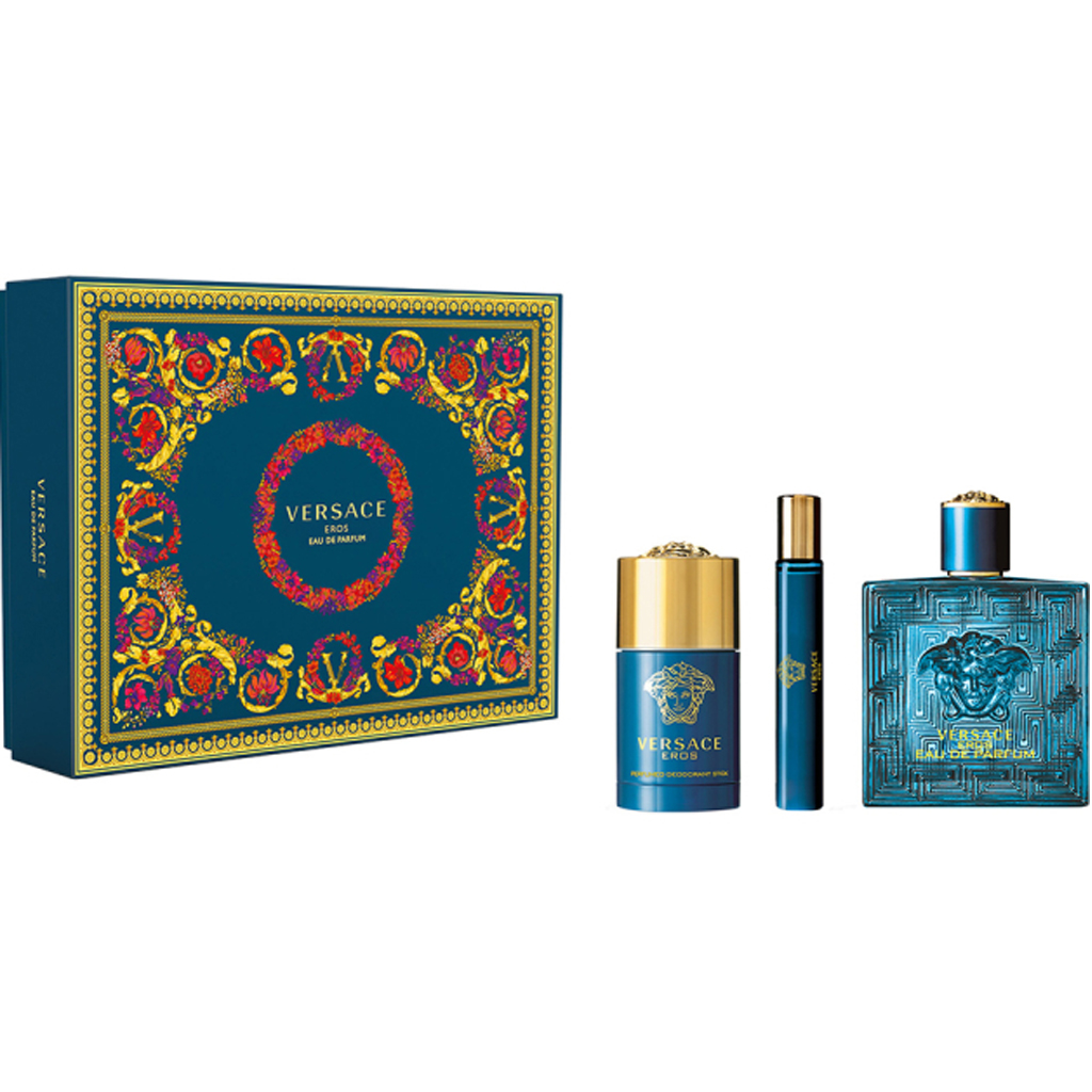 VERSACE EROS SET EDP 100ML + DEODORANT 75ML + MINI 10ML