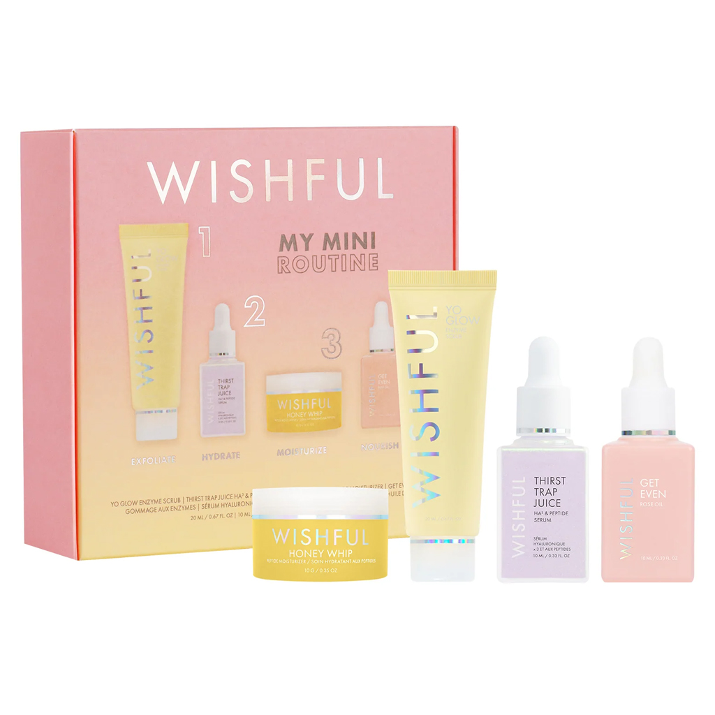 HUDA BEAUTY WISHFUL MY MINI ROUTINE SET 4 PCS