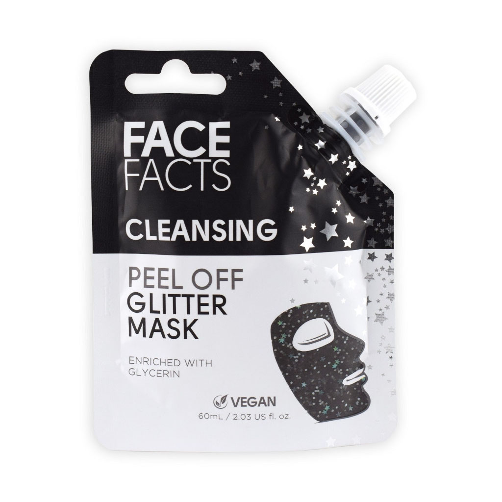 Face Facts Black Cleansing Peel-Off Glitter Mask - 60ml