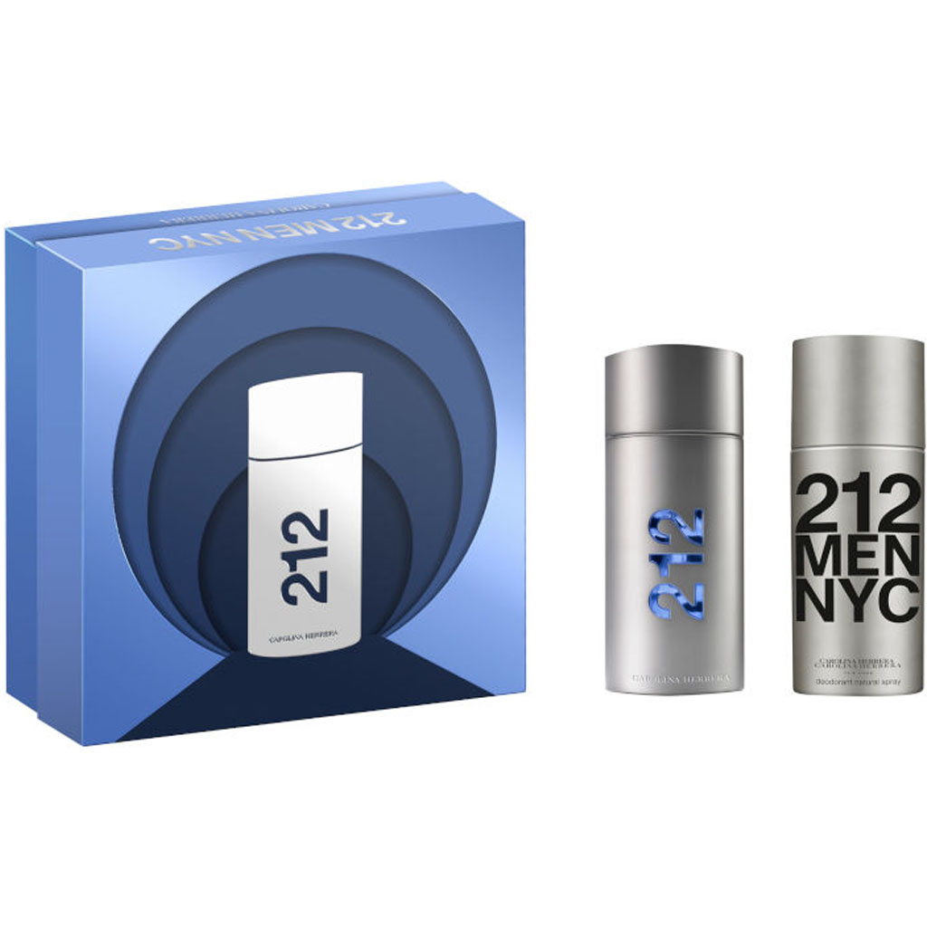 CAROLINA HERRERA 212 NYC MEN SET 100ML EDT + DEO 150ML