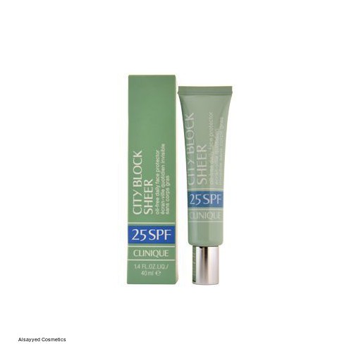 CLINIQUE City Block Sheer Oil-Free Daily Face Protector Broad Spectrum Spf 25 (40ml)