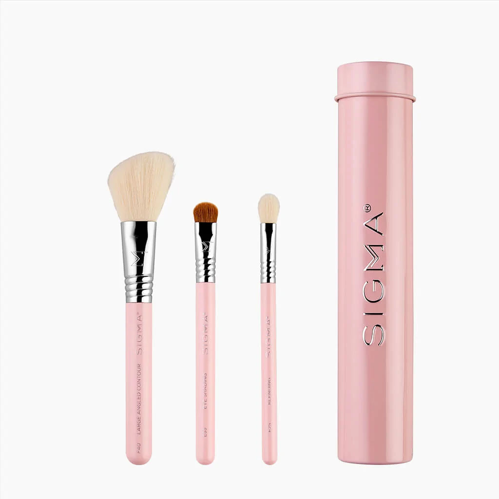 SIGMA Essential Trio Brush Set - Pink