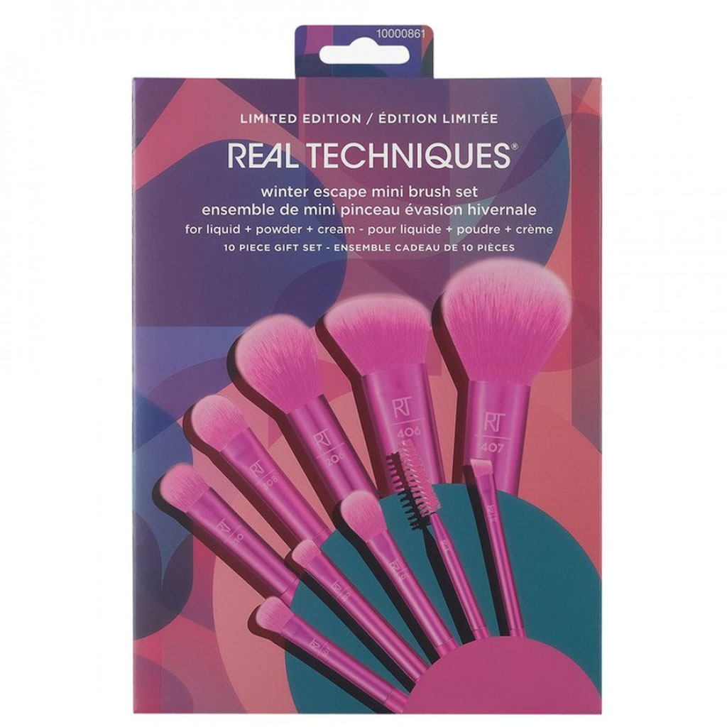 REAL TECHNIQUES WINTER ESCAPE MINI BRUSH SET