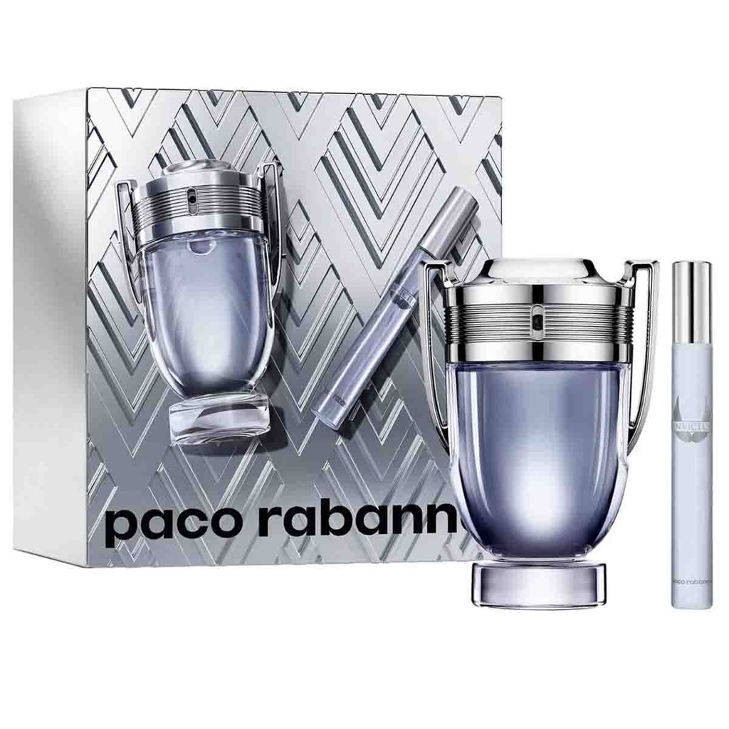 Invictus Set 100ML EDT + Mini Size10ML EDT By Paco Rabanne