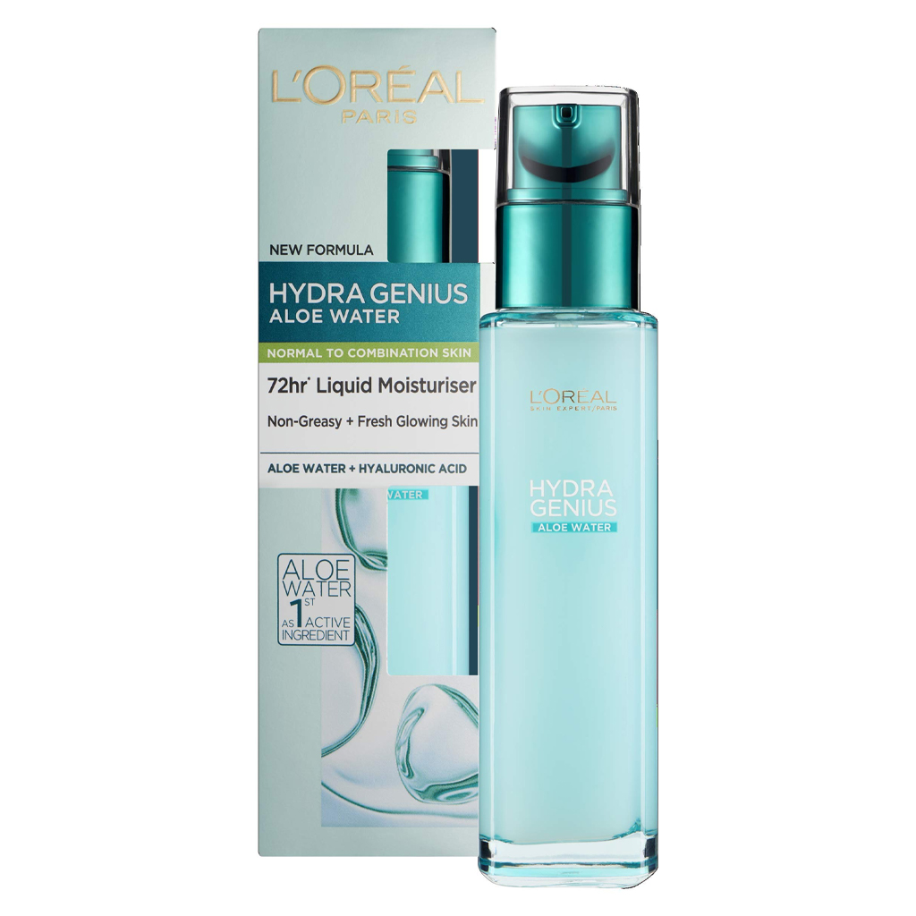 LOREAL HYDRA GENIUS ALOE WATER MOISTURISER NORMAL