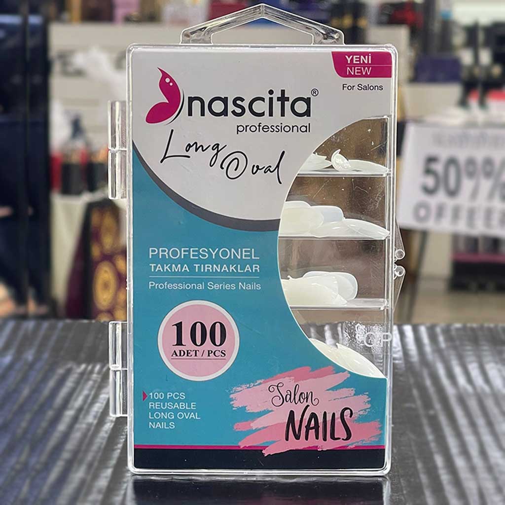 Nascita Long Oval Nail Kit 100PCS 00165