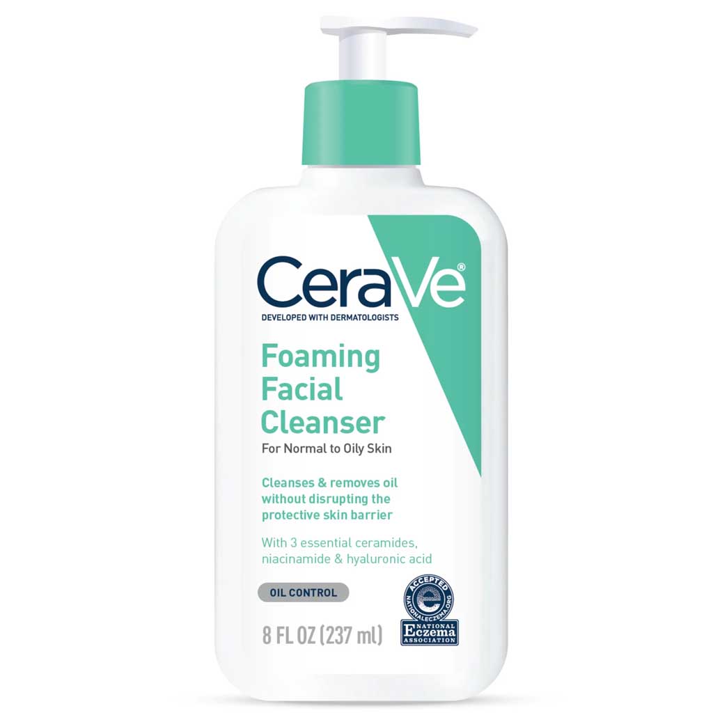 Cerave Foaming Facial Cleanser Normal to Oily Skin 237ML