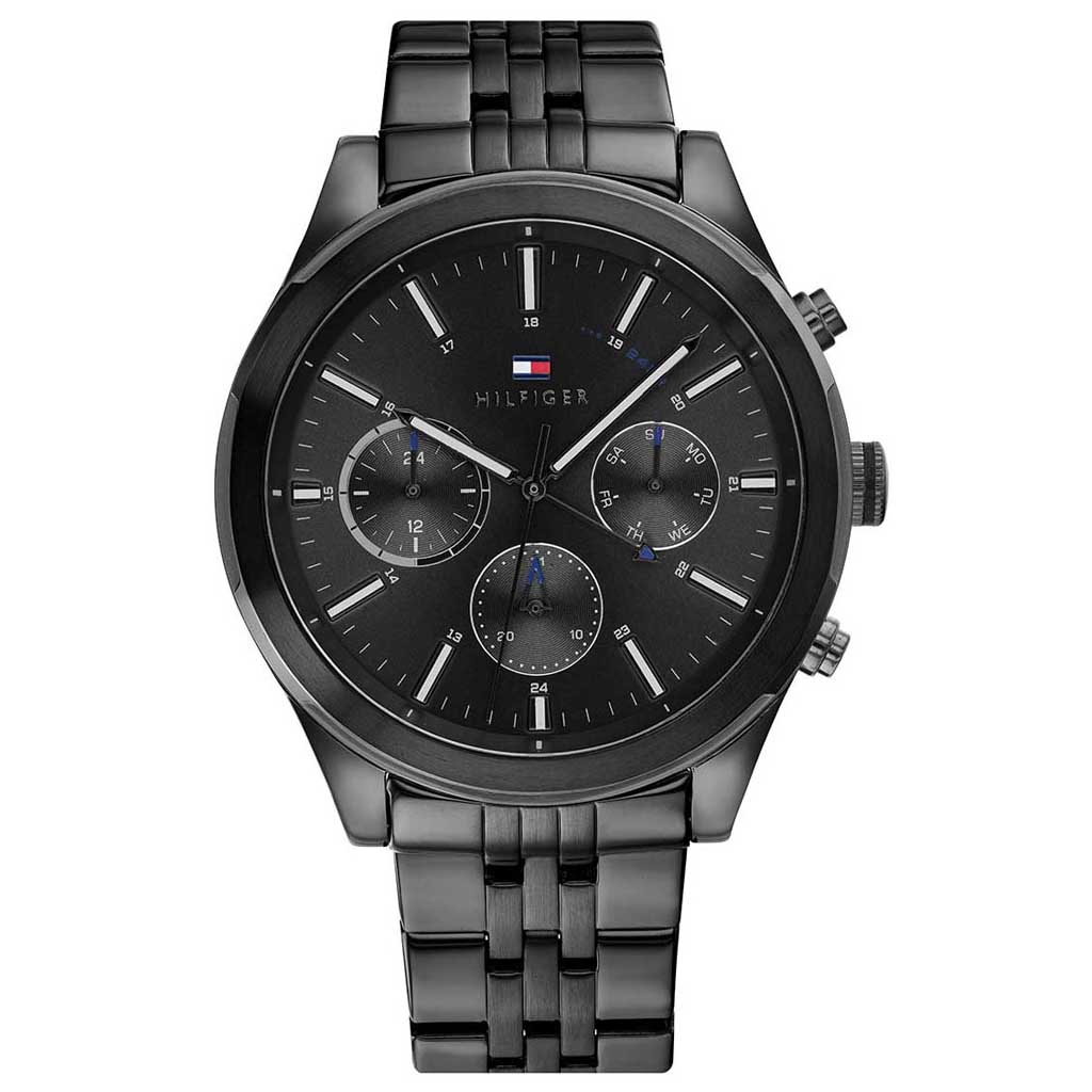 TOMMY HILFIGER Men's Ashton Black Dial Watch 1791738