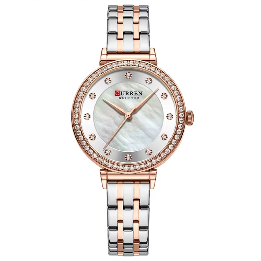 Curren Watch Women C9087L RoseGold + Silver