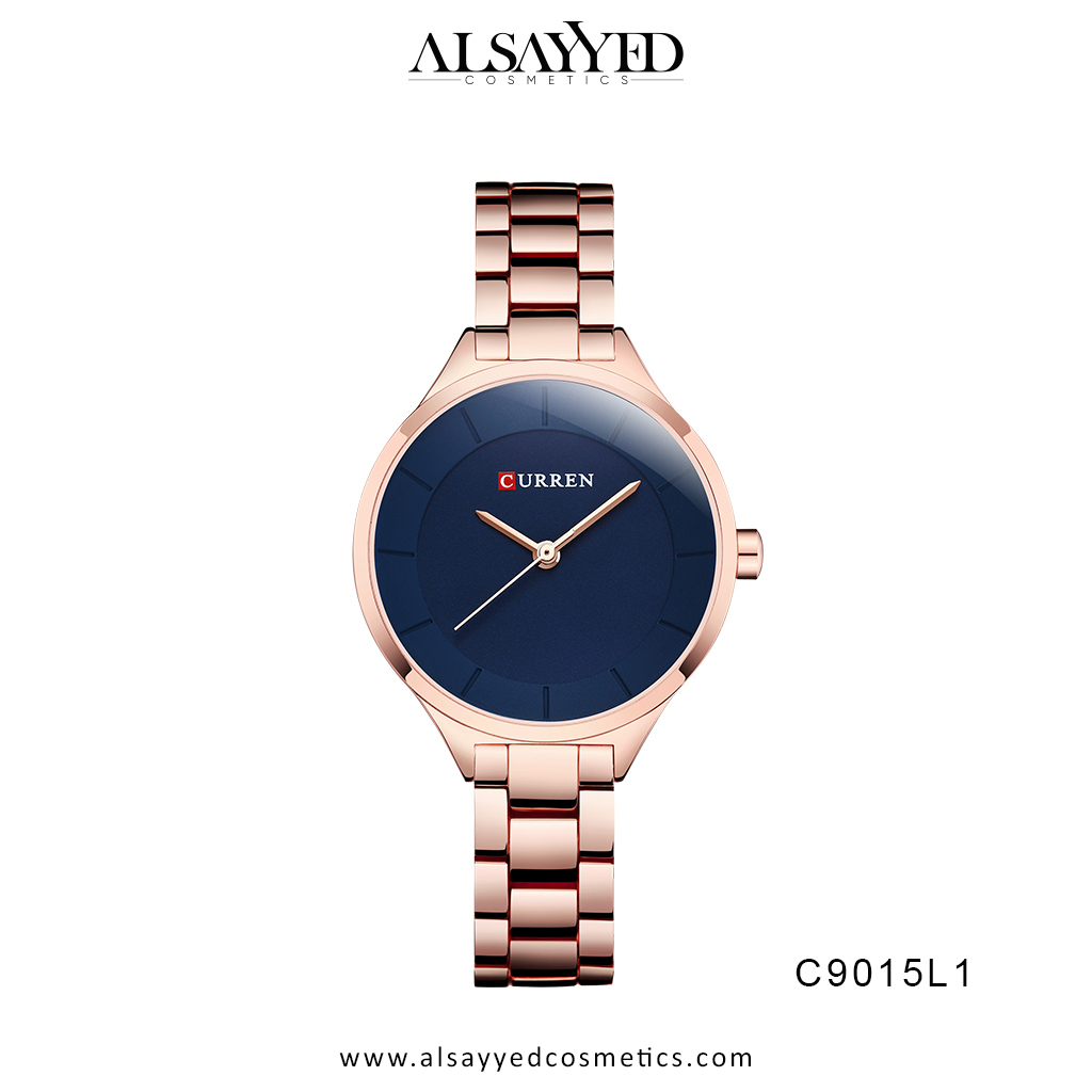 Curren Watch Women C9015L1 ROSE GOLD + BLUE