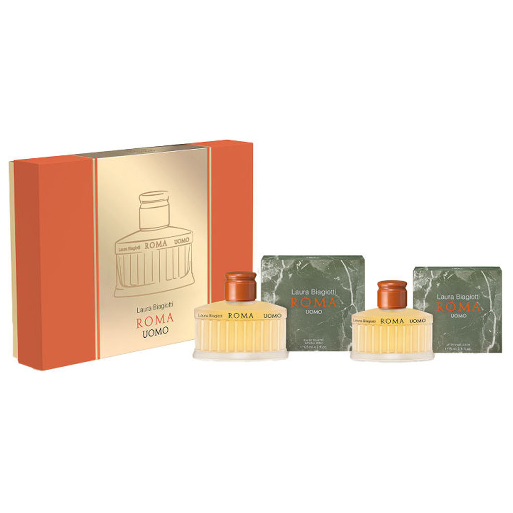 BIAGIOTTI ROMA UOMO SET GOLD EDT125+AFT-SH75