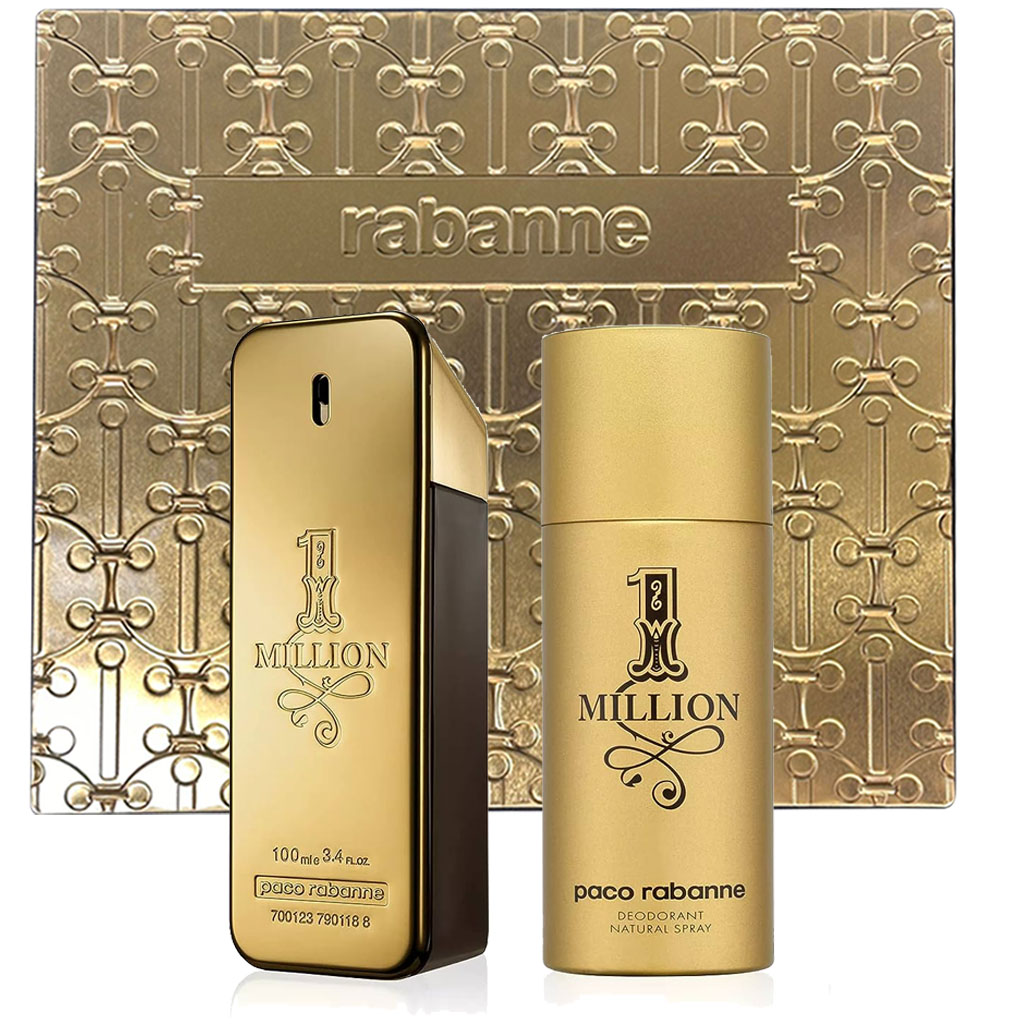 PACO RABANNE One Million Set 100ML EDT + Deodorant Spray 150ML