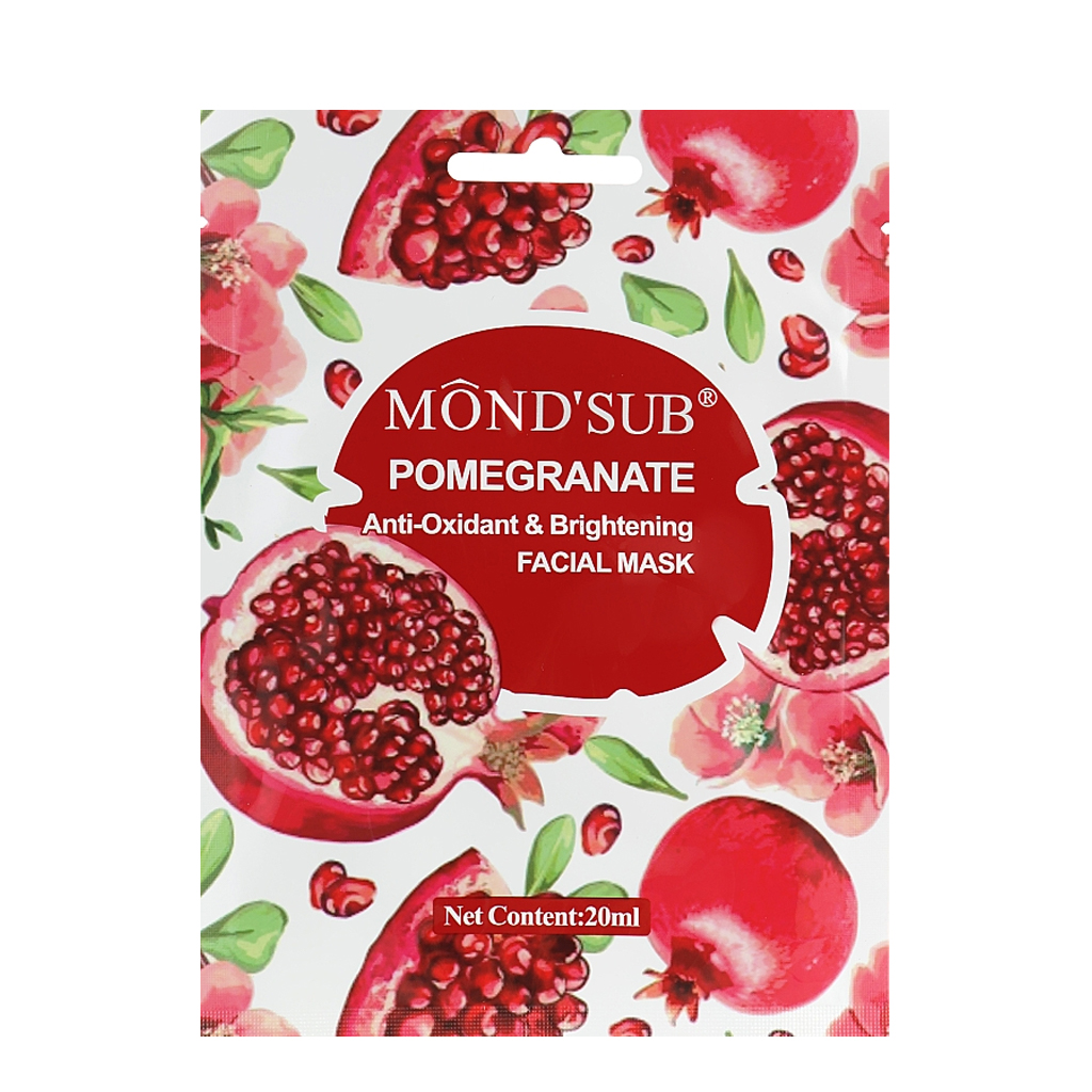 MOND'SUB Pomegranate Anti-Oxidant and Brightening Facial Mask