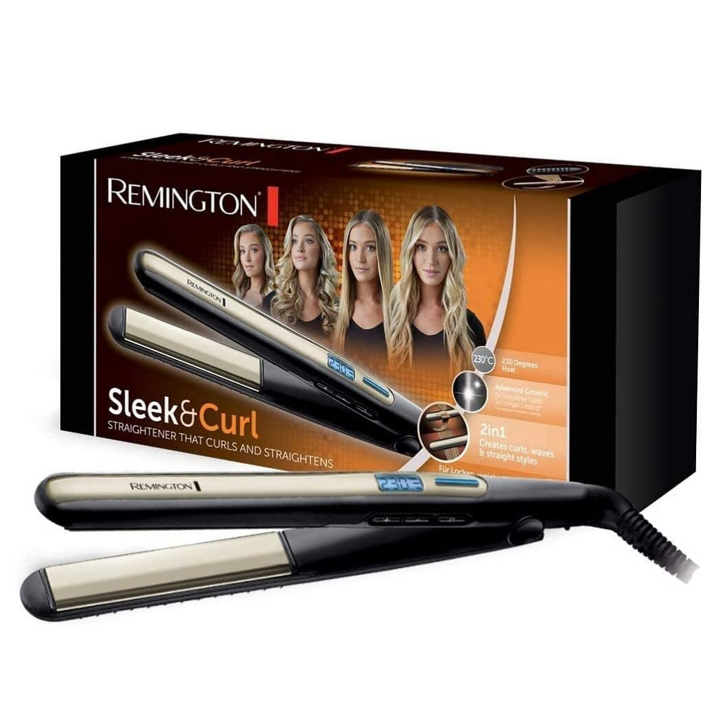 Remington S6500 E51 Hair Straightener Black/Silver