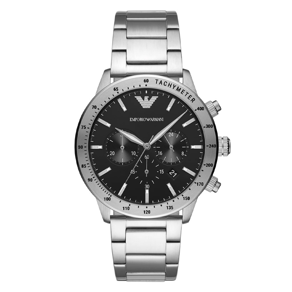 EMPORIO ARMANI Chronograph Quartz Black Dial Men's Watch Item No. AR11241