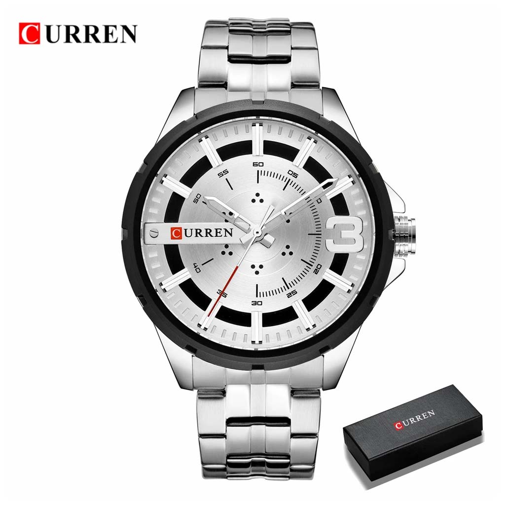 Curren Men Watch C8333BW