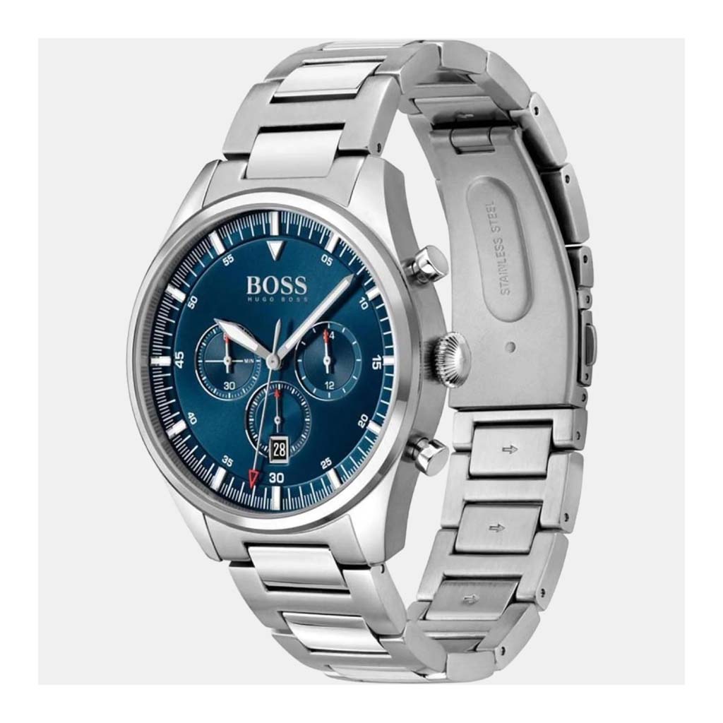 BOSS  Male Blue Analog Stainless Steel Watch 1513867