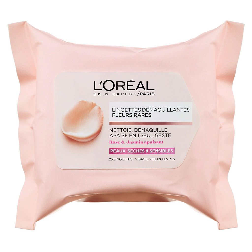 LOREAL RARE FLOWERS MAKEUP REMOVER WIPES