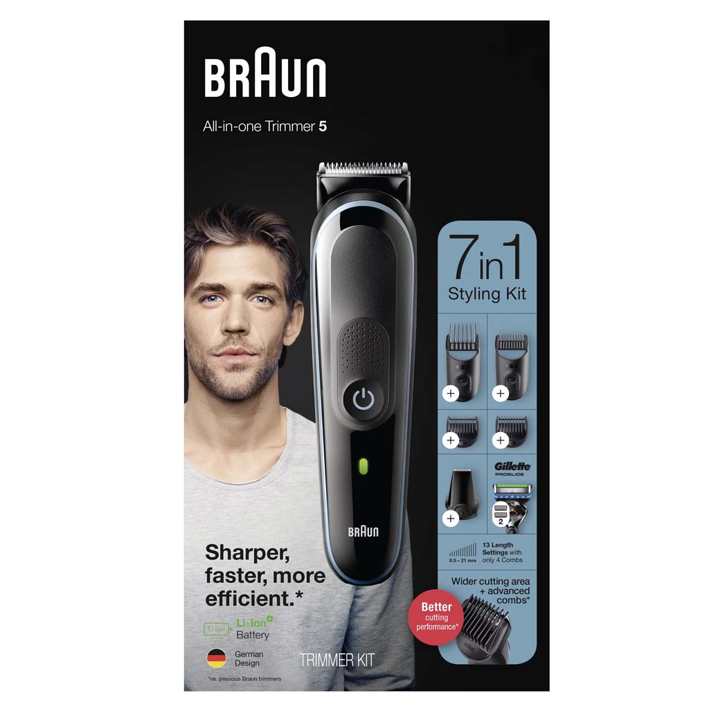 Braun MGK5245 Trimmer MGK5245 Body Groomer Kit 7 in 1