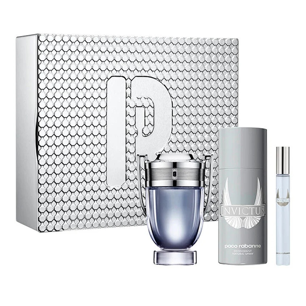 Invictus Set 100ML EDT + Deodorant 150ML + 10ML EDT