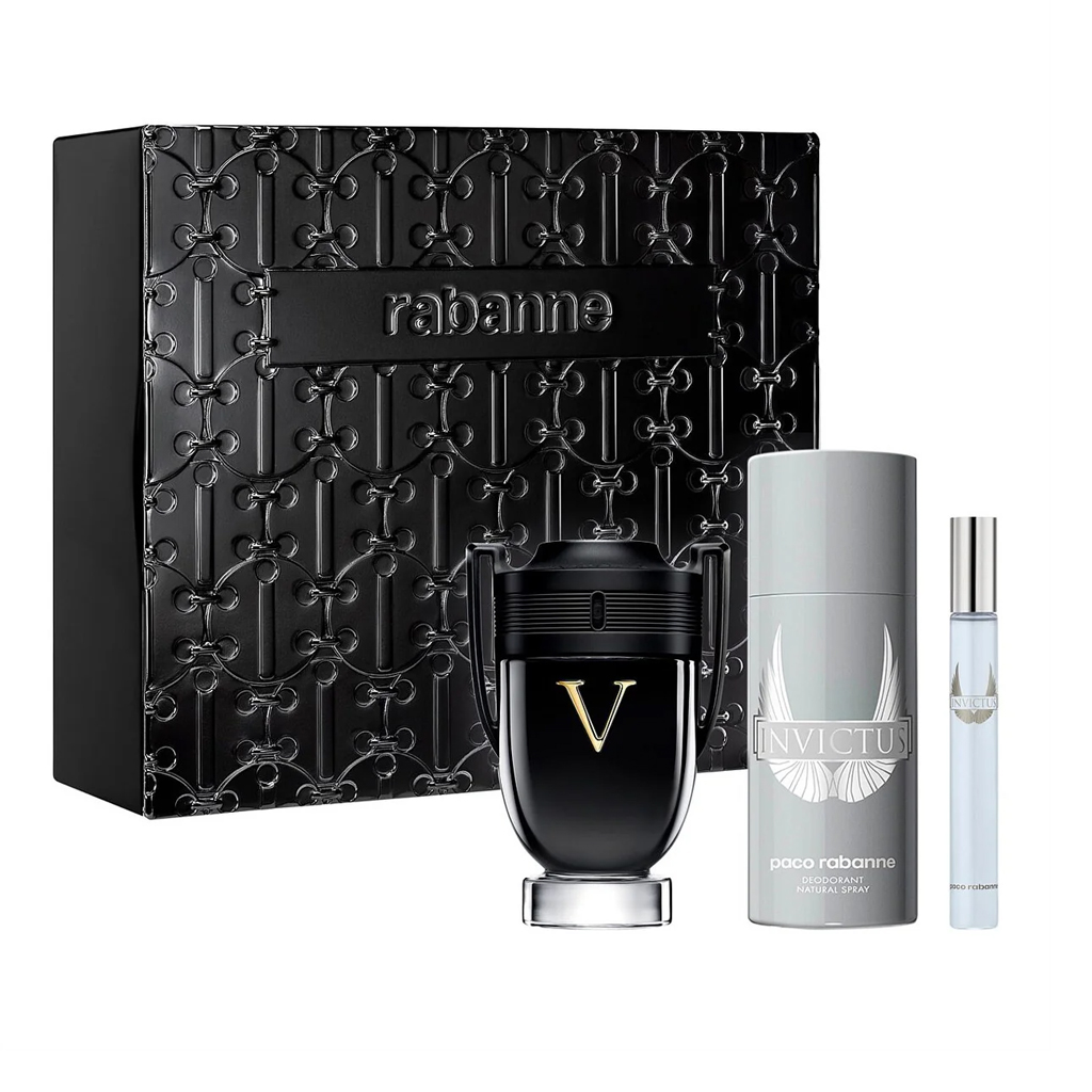 Invictus Victory Set 100ML EDP + 150ML Deodorant + 10ML EDP