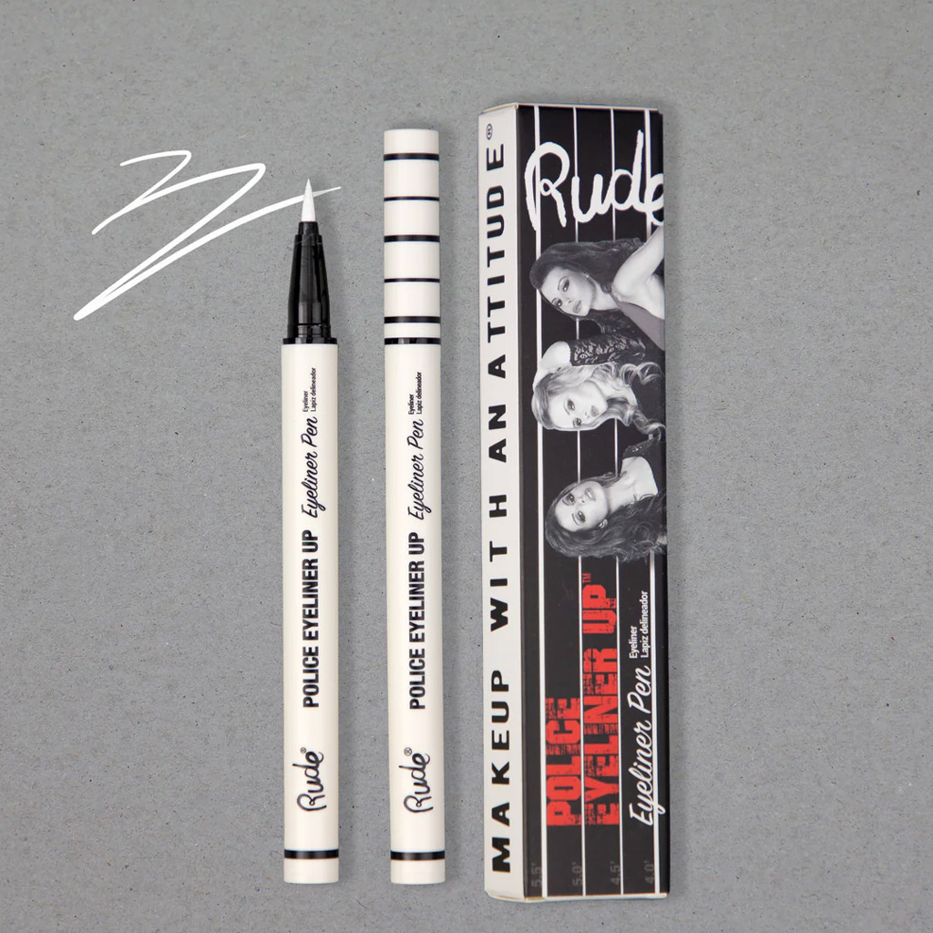 Rude Police Eyeliner Top Dog (White)