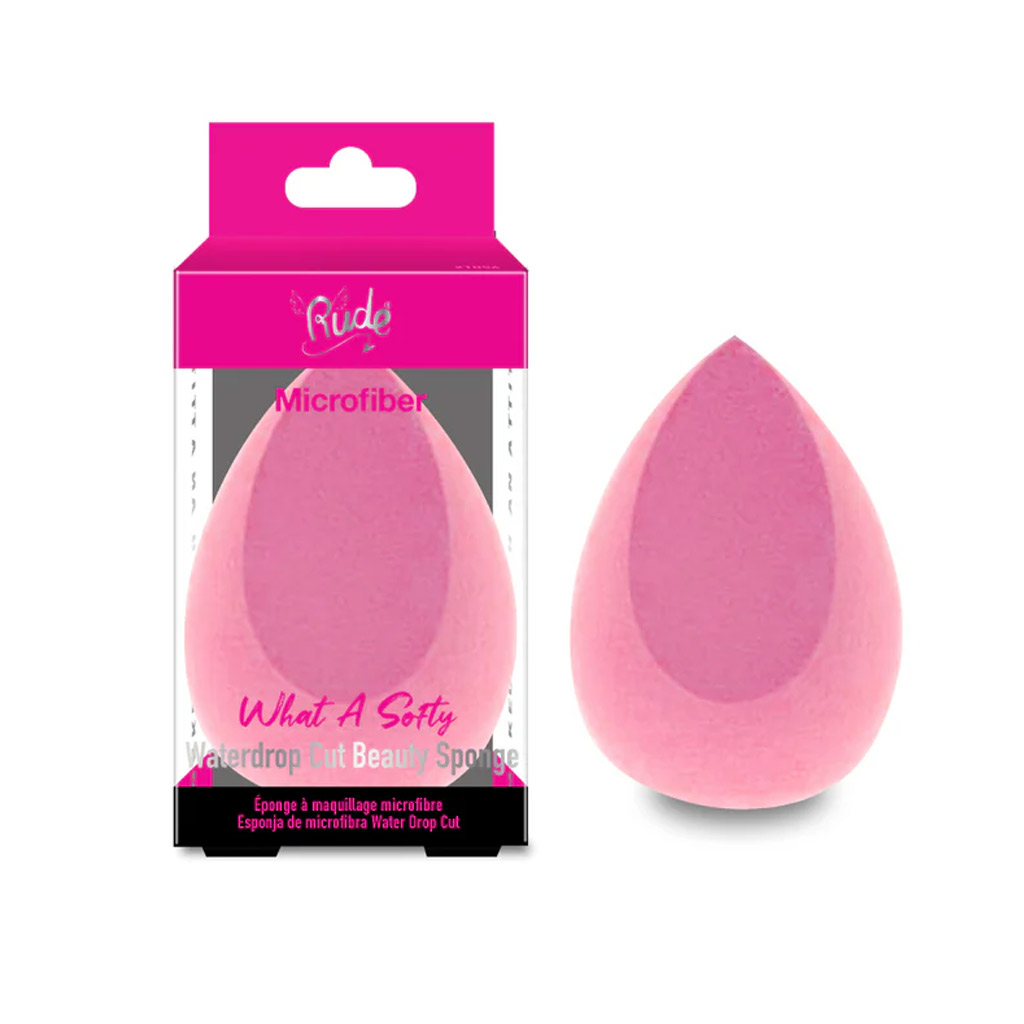 Rude Microfiber What A Softy Waterdrop Cut Beauty Sponge