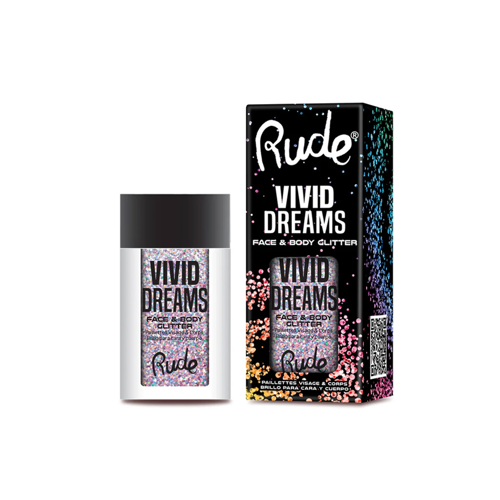 Rude Vivid Dreams Face &amp; Body Glitter