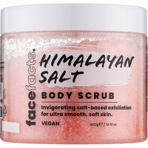 FACE FACTS Body Scrub Pink Himalayan 400grمقشر الجسم بملح الهيمالايا من فيس فاكتس - 400 جرام 