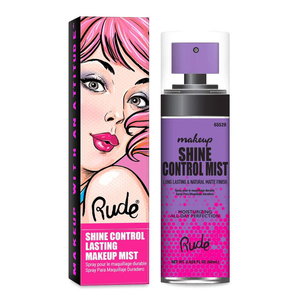 Rude Shine Control Lasting Makeup Mist 60ML