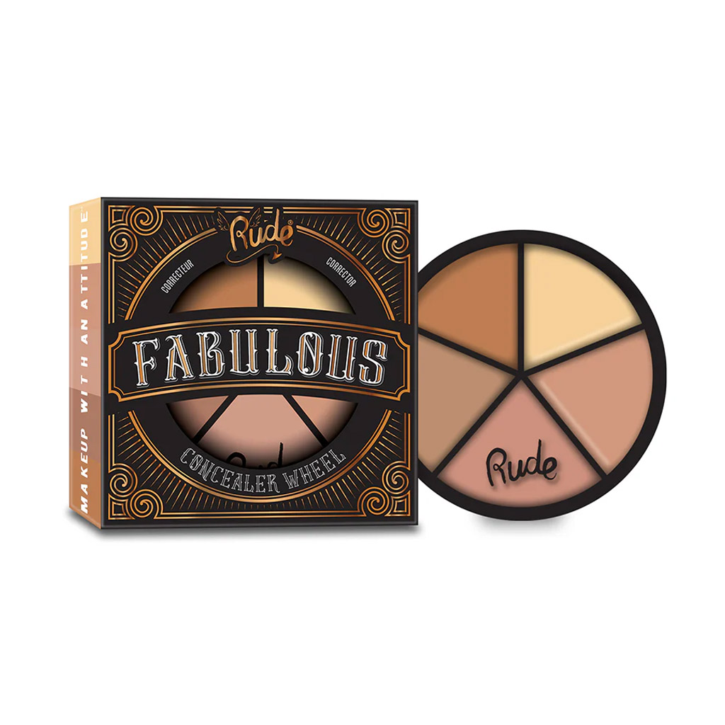 Rude Fabulous Concealer Wheel - Light