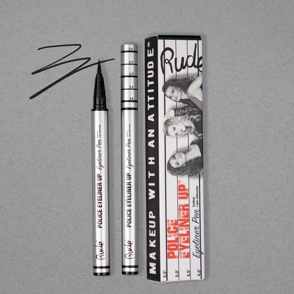 Rude Police Eyeliner Up Eyeliner Pen(Bail Bond - Black)