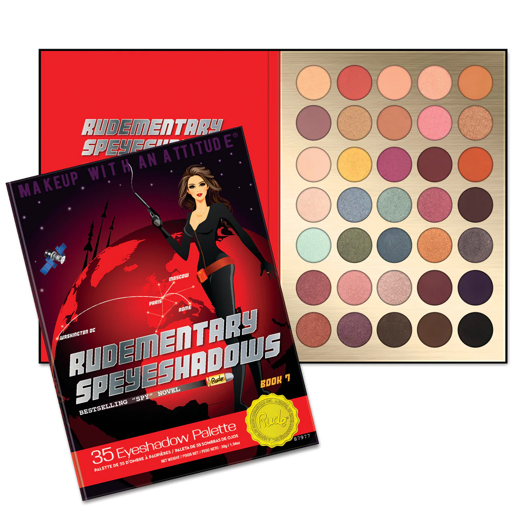 Rude Rudementary Speyeshadows 35 Eyeshadow Palette - Book 7