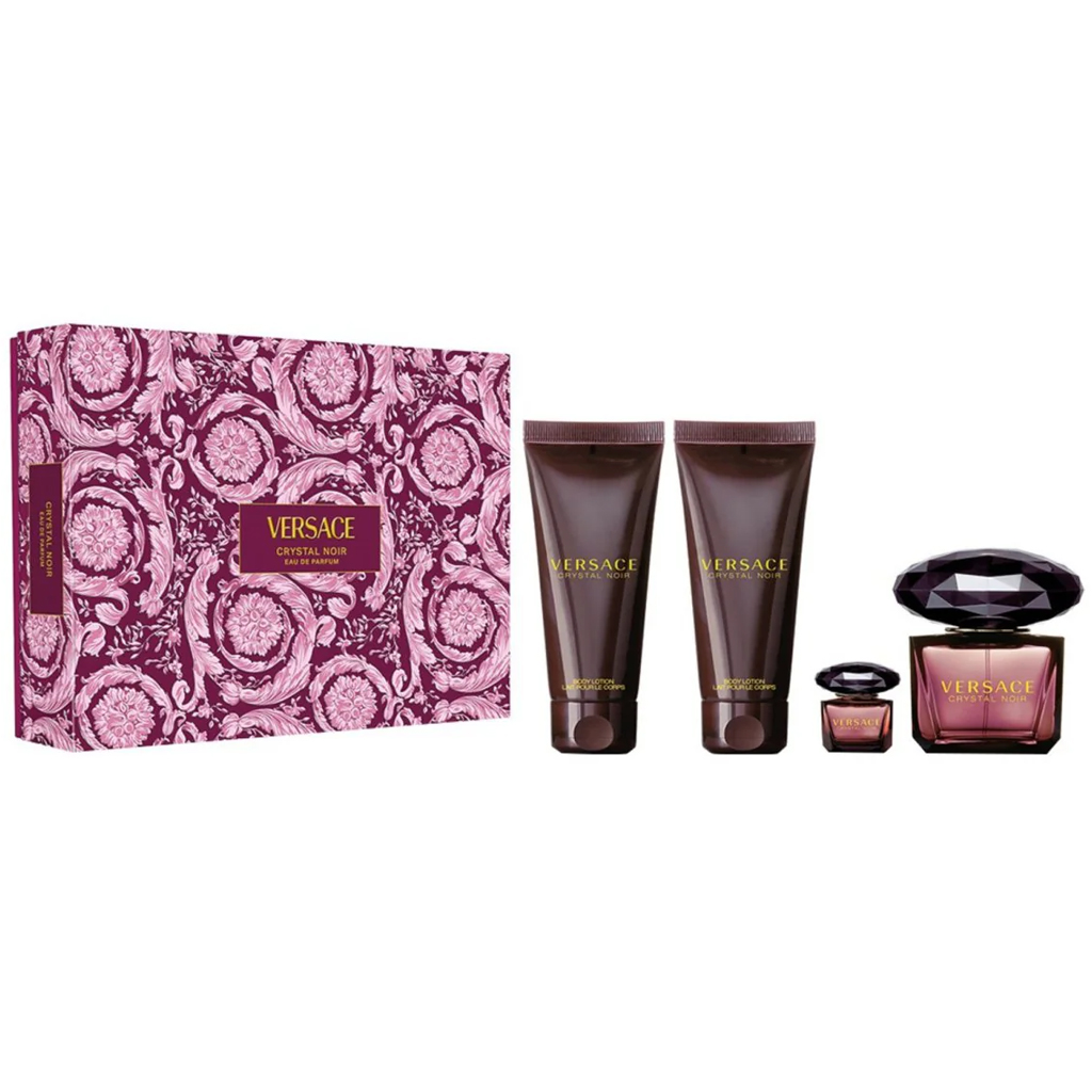 Versace Ladies Crystal Noir Gift Set Fragrances EDP