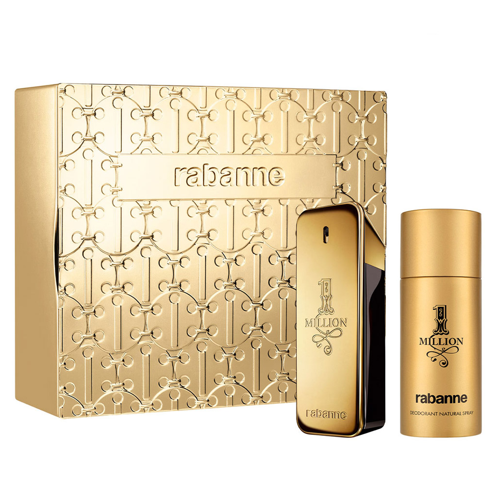 Paco Rabanne 1 Million Eau de Toilette 100ml 2 Piece Gift Set