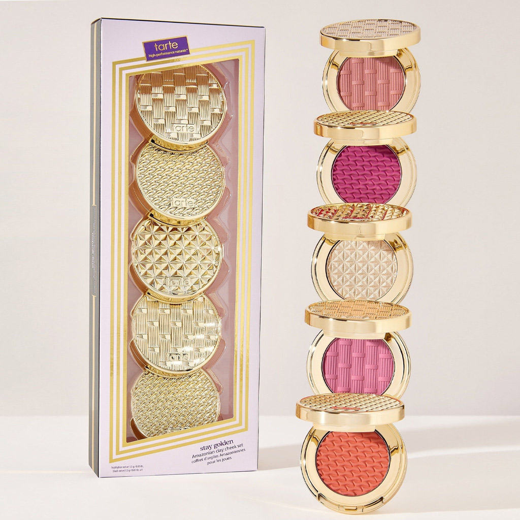 Tarte Stay Golden Amazonian Clay Cheek Set (Pinks &amp; Corals)