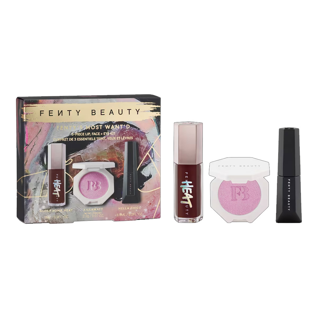 FENTY BEAUTY by Rihanna Fenty's Most Wanted: 3-Piece Lip, Face + Eye Kit