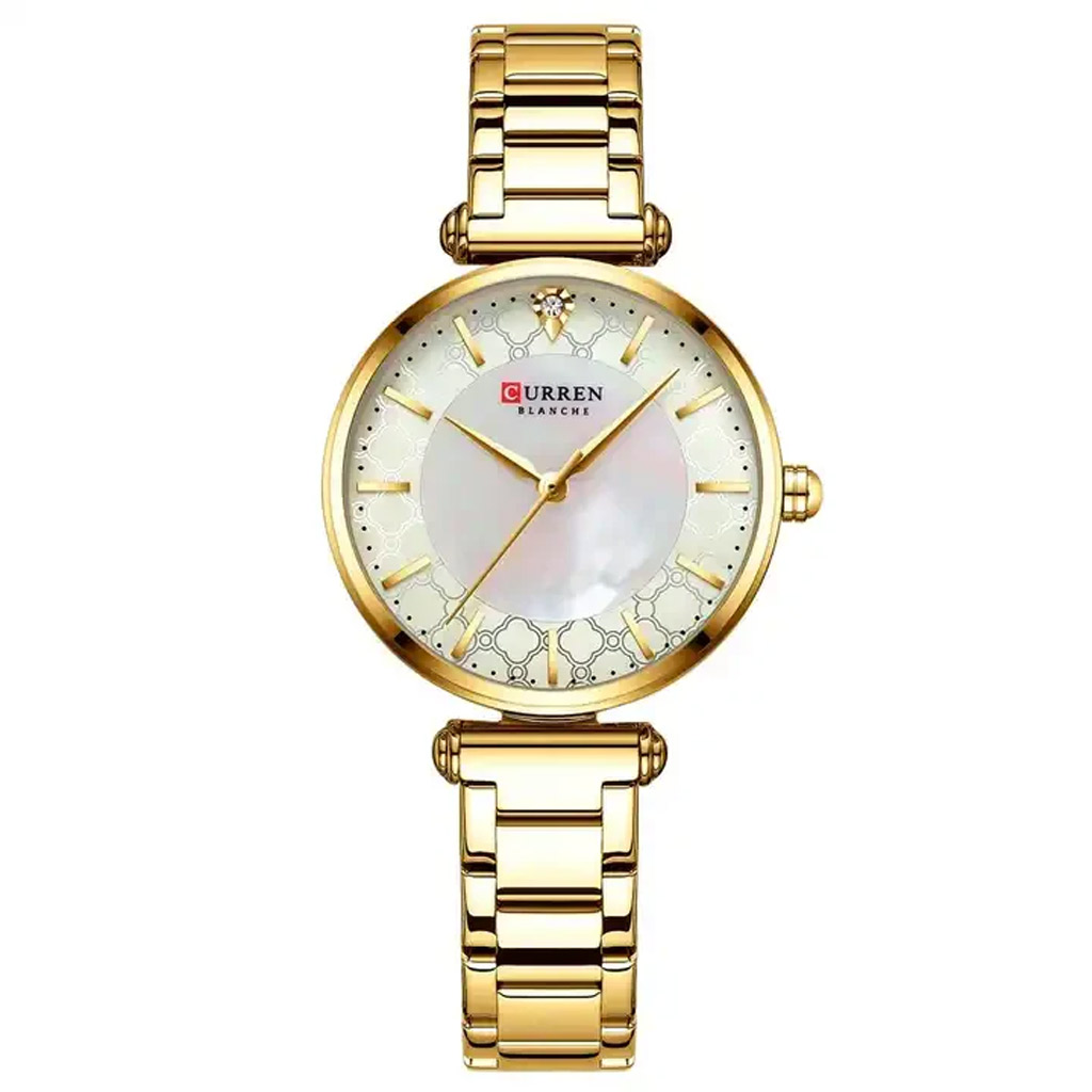 Curren Women Watch C9072L Gold + Gold