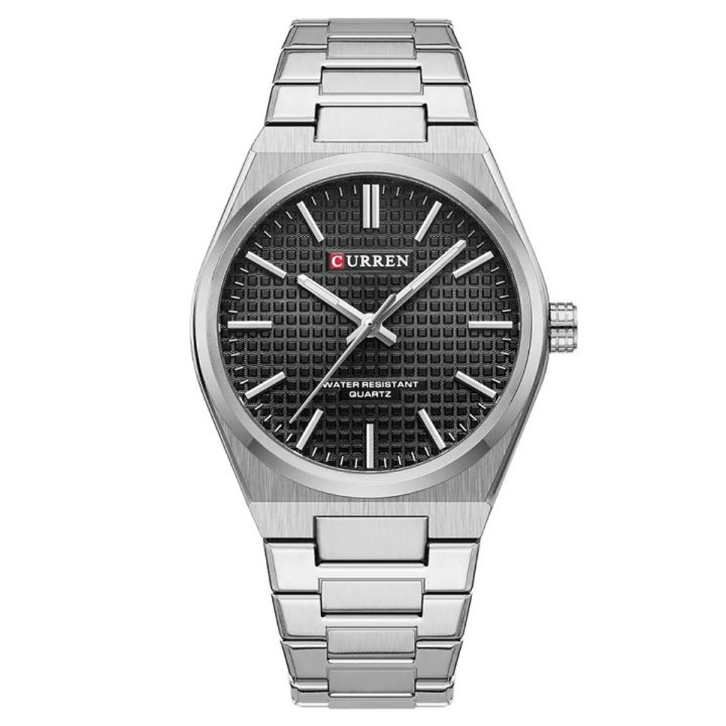 Curren Watch Men m8439 Silver &amp; Black