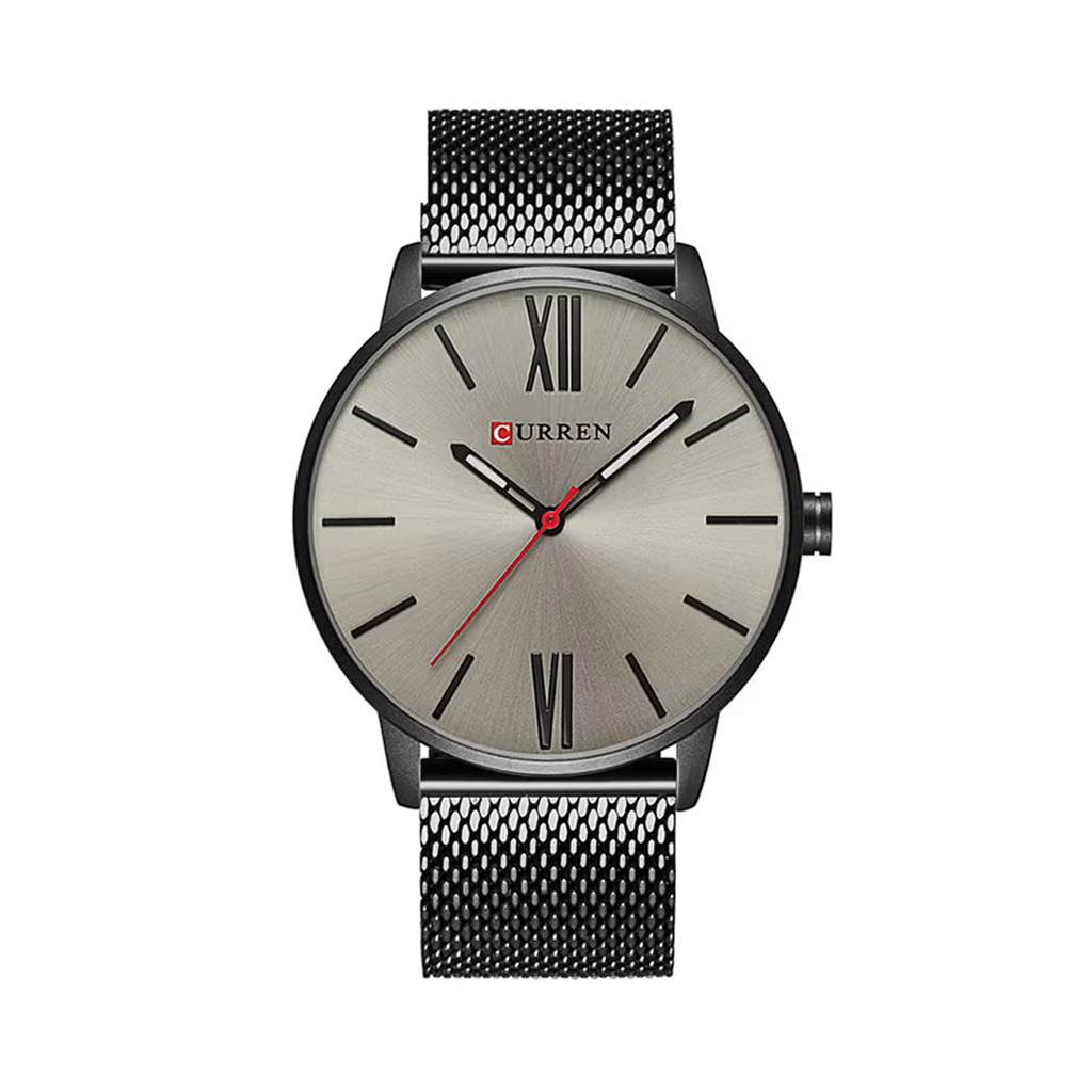 Curren Watch Men m8238 Black &amp; Silver