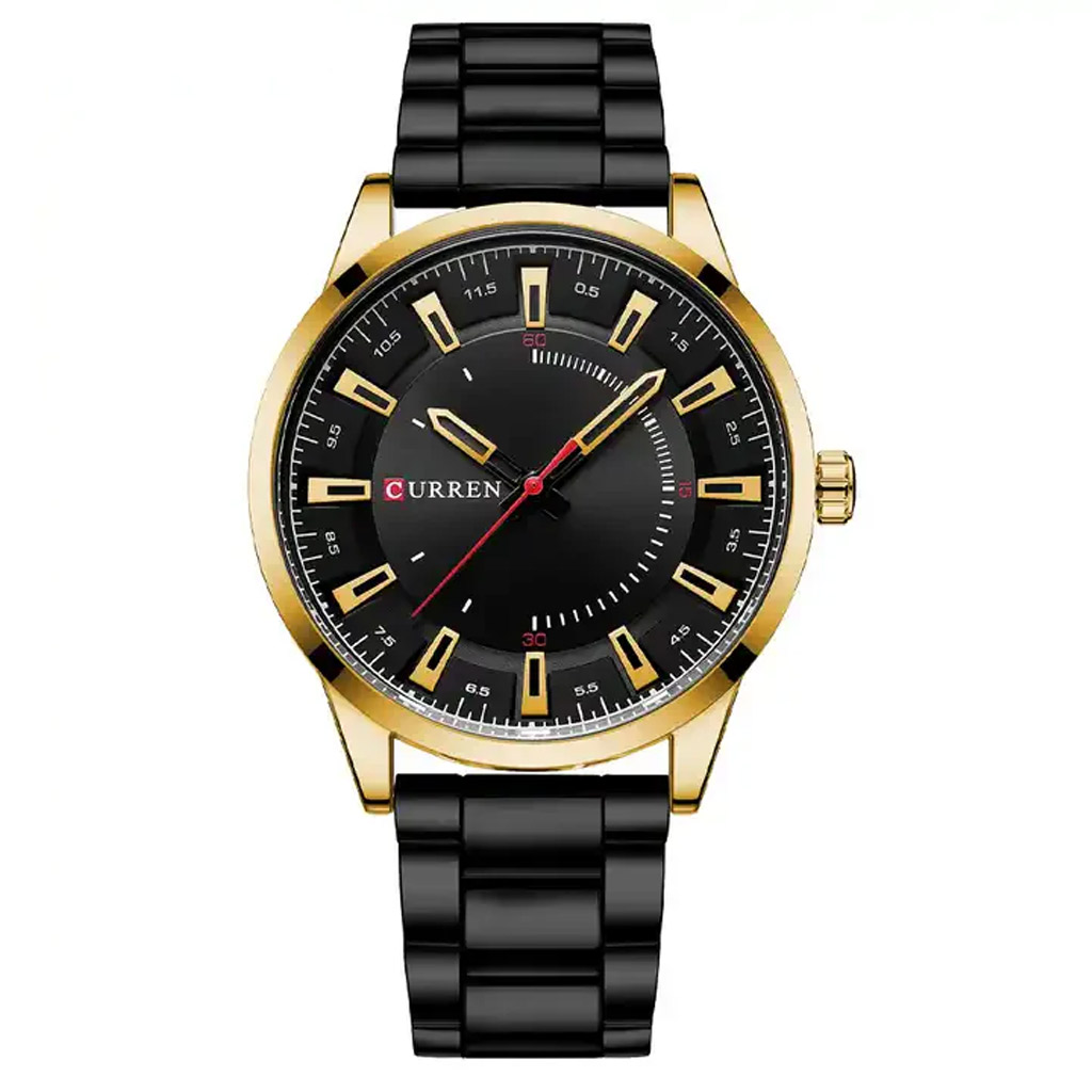 Curren Men Watch m8406 Black &amp; Gold