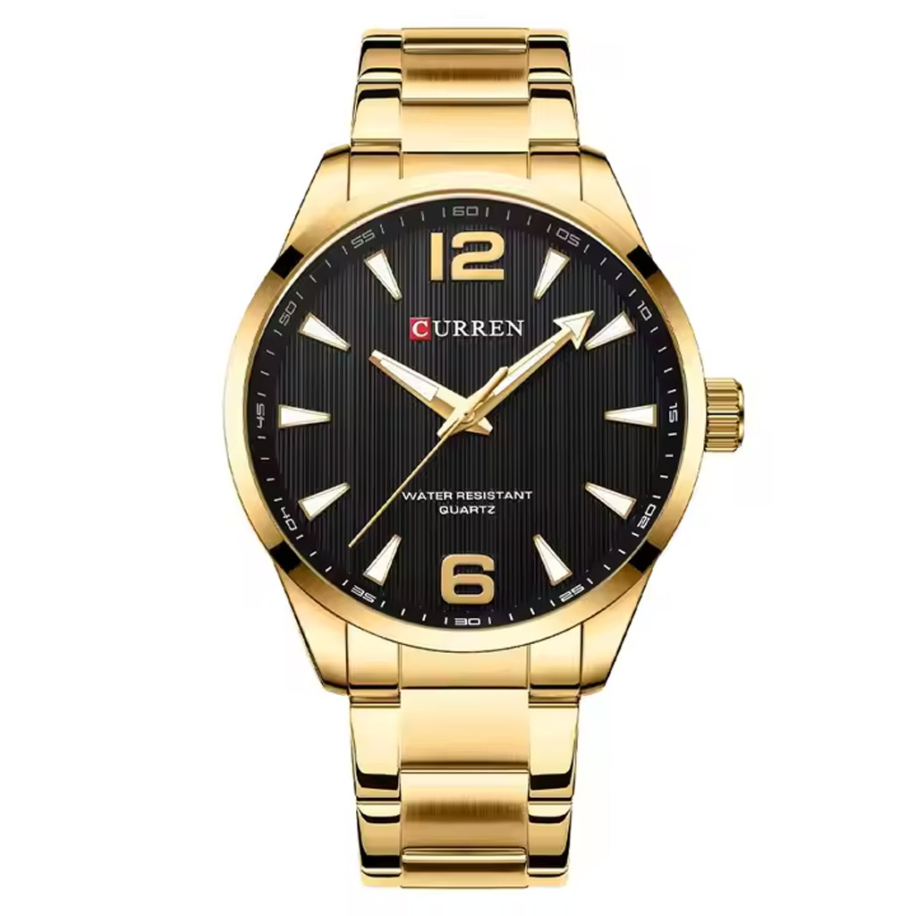 Curren Men Watch m8434 Gold &amp; Black