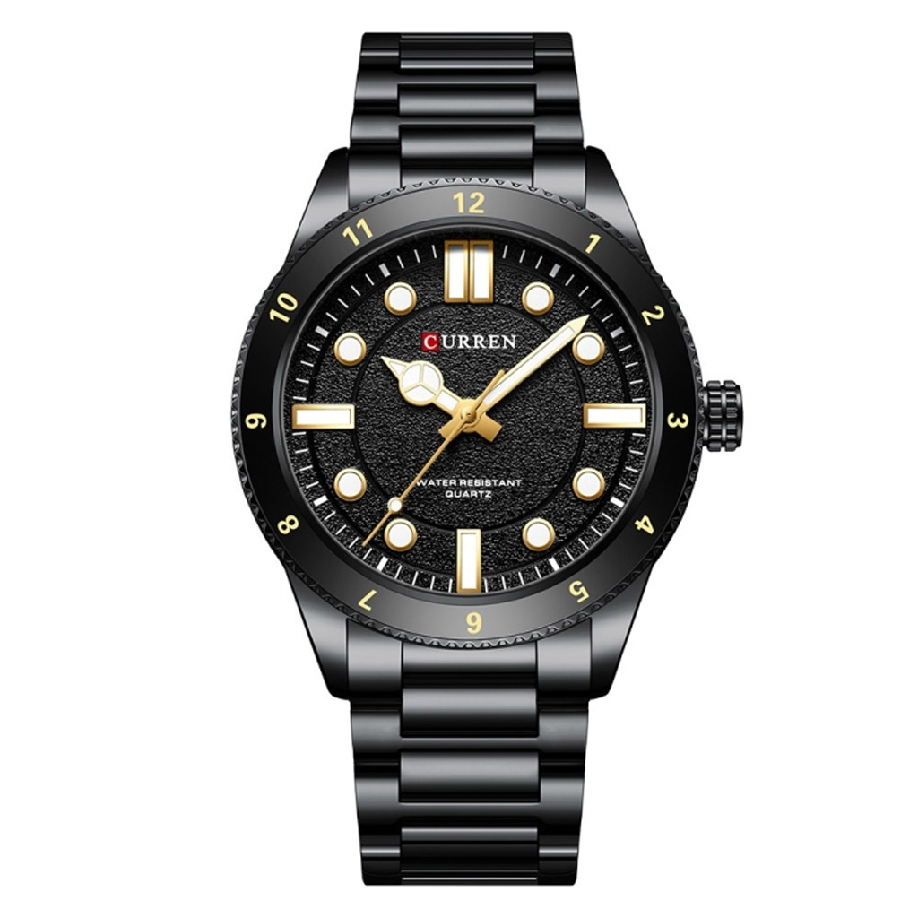 Curren Watch Men m8450 Black &amp; Black