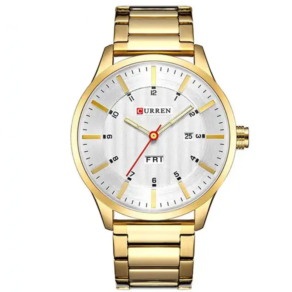 Curren Watch Men m8316 Gold &amp; White