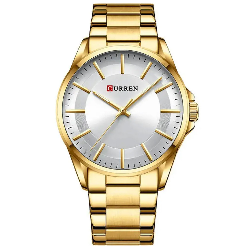 Curren Watch Men m8429 Gold &amp; White