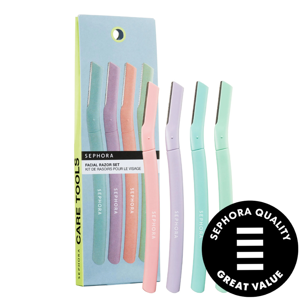 Sephora Facial Razor Set 4 PCS