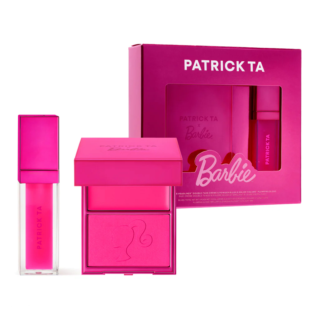 Patrick Ta x Barbie™ Blush Duo and Lip Plumper Set